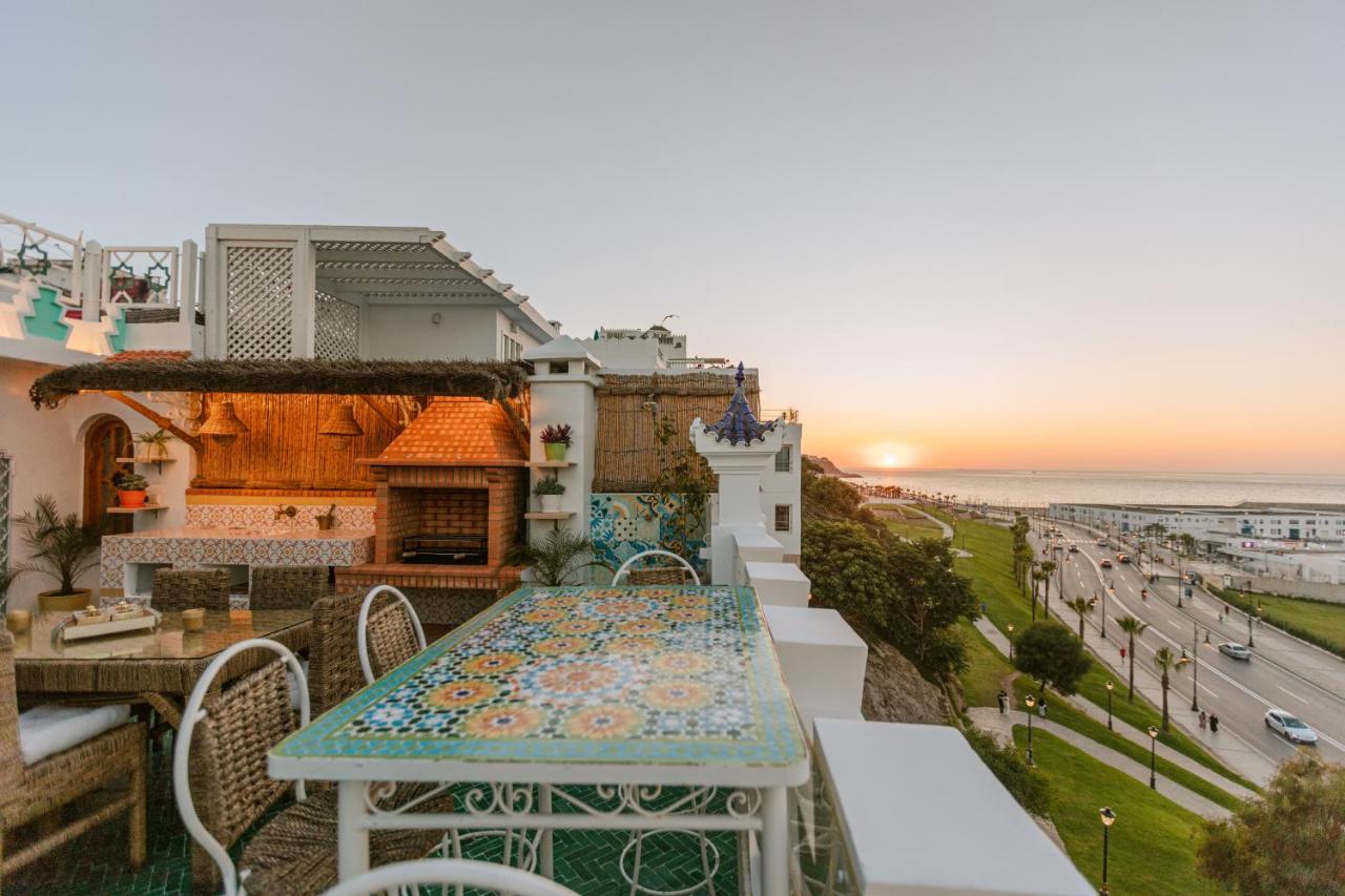 Riad Villa With Mediterranean Sea Views Of Spain And Gibraltar Tanger Extérieur photo