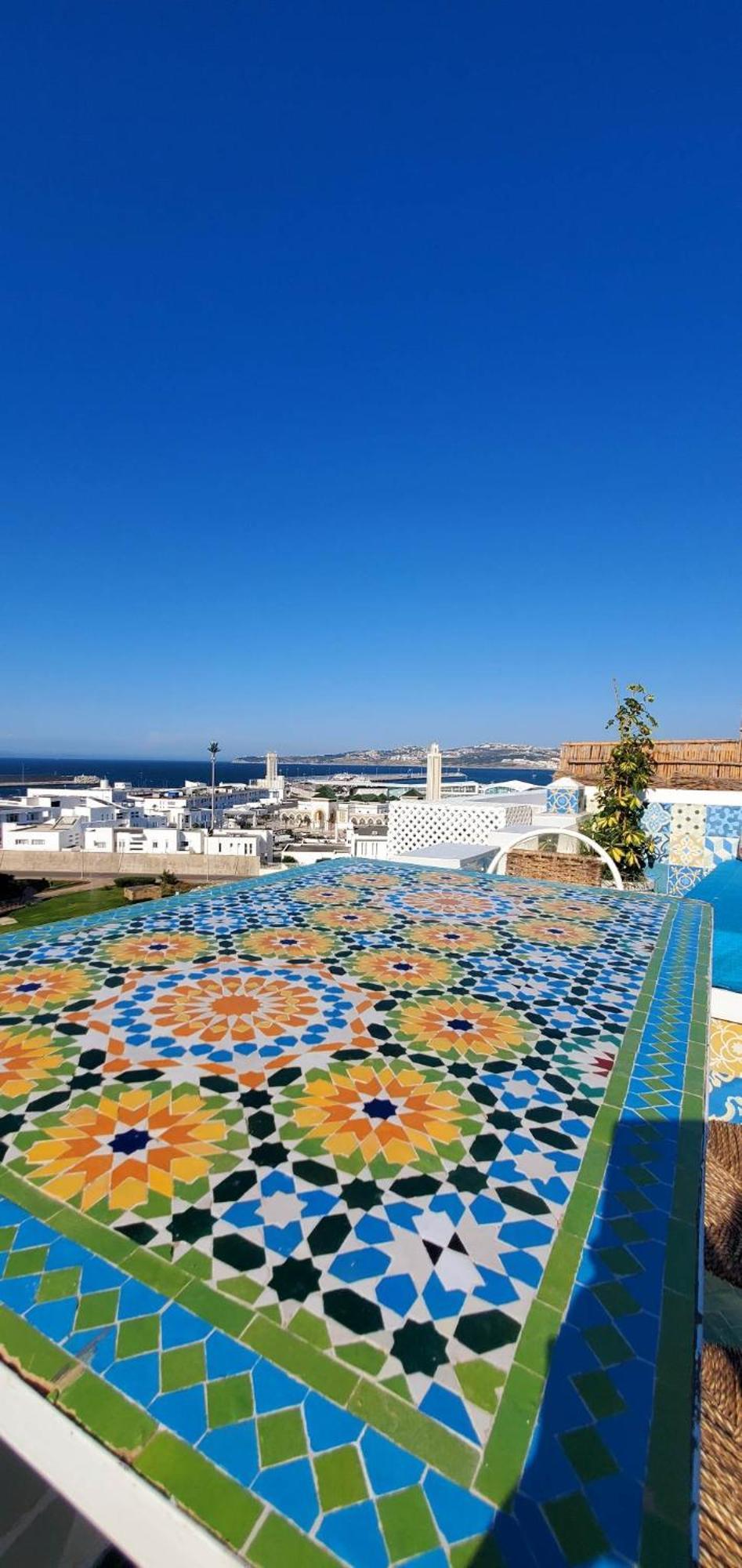 Riad Villa With Mediterranean Sea Views Of Spain And Gibraltar Tanger Extérieur photo