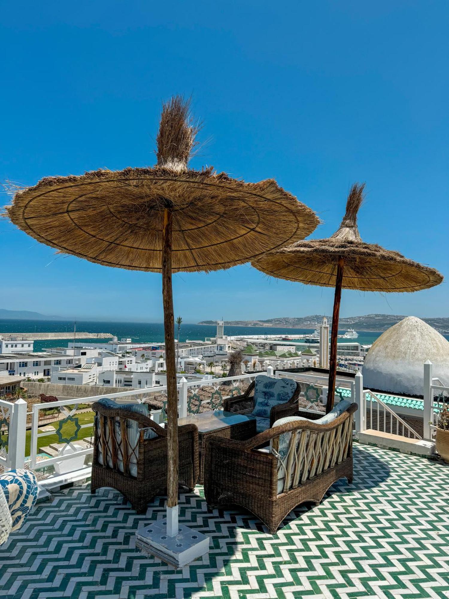 Riad Villa With Mediterranean Sea Views Of Spain And Gibraltar Tanger Extérieur photo